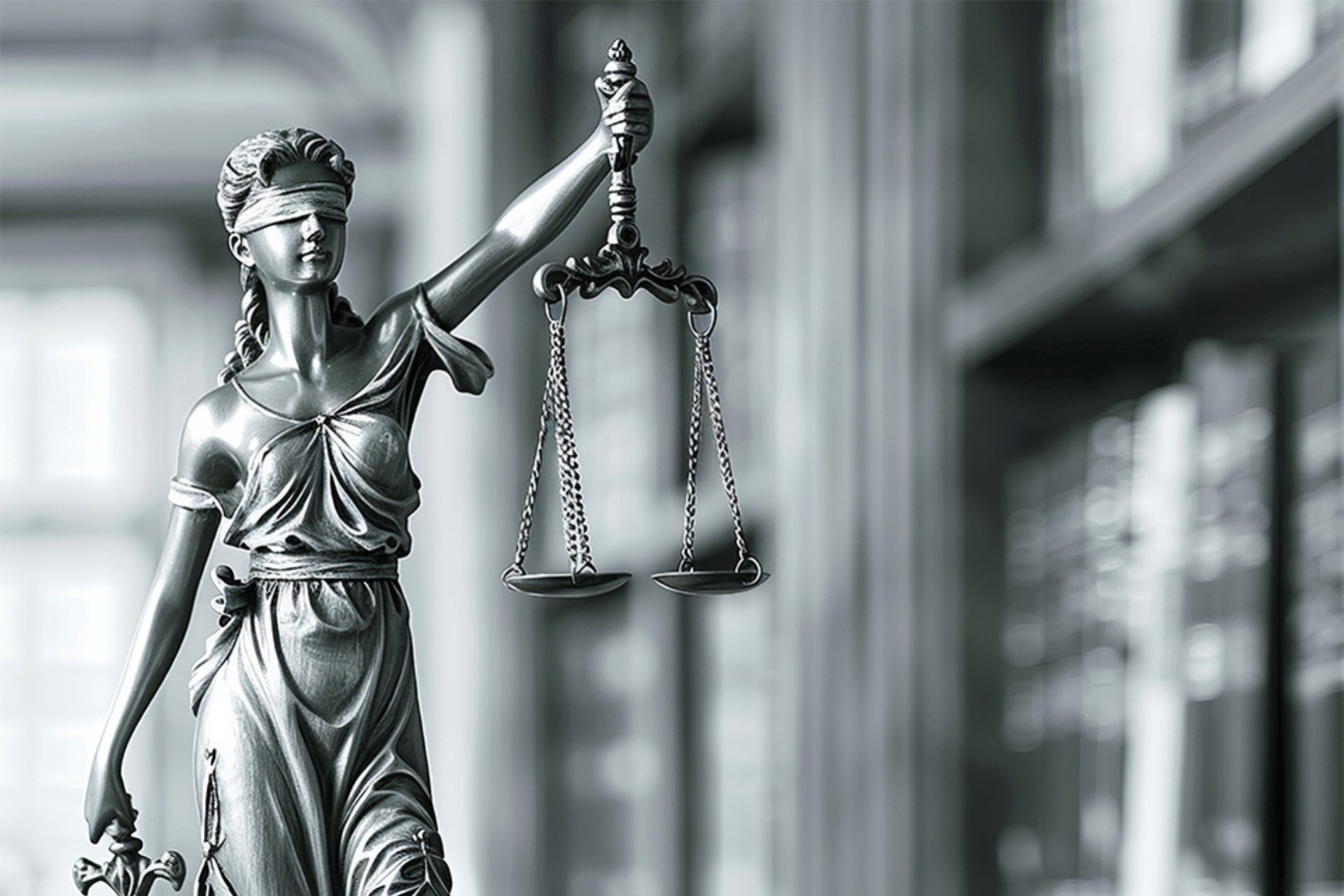Statue von Justitia